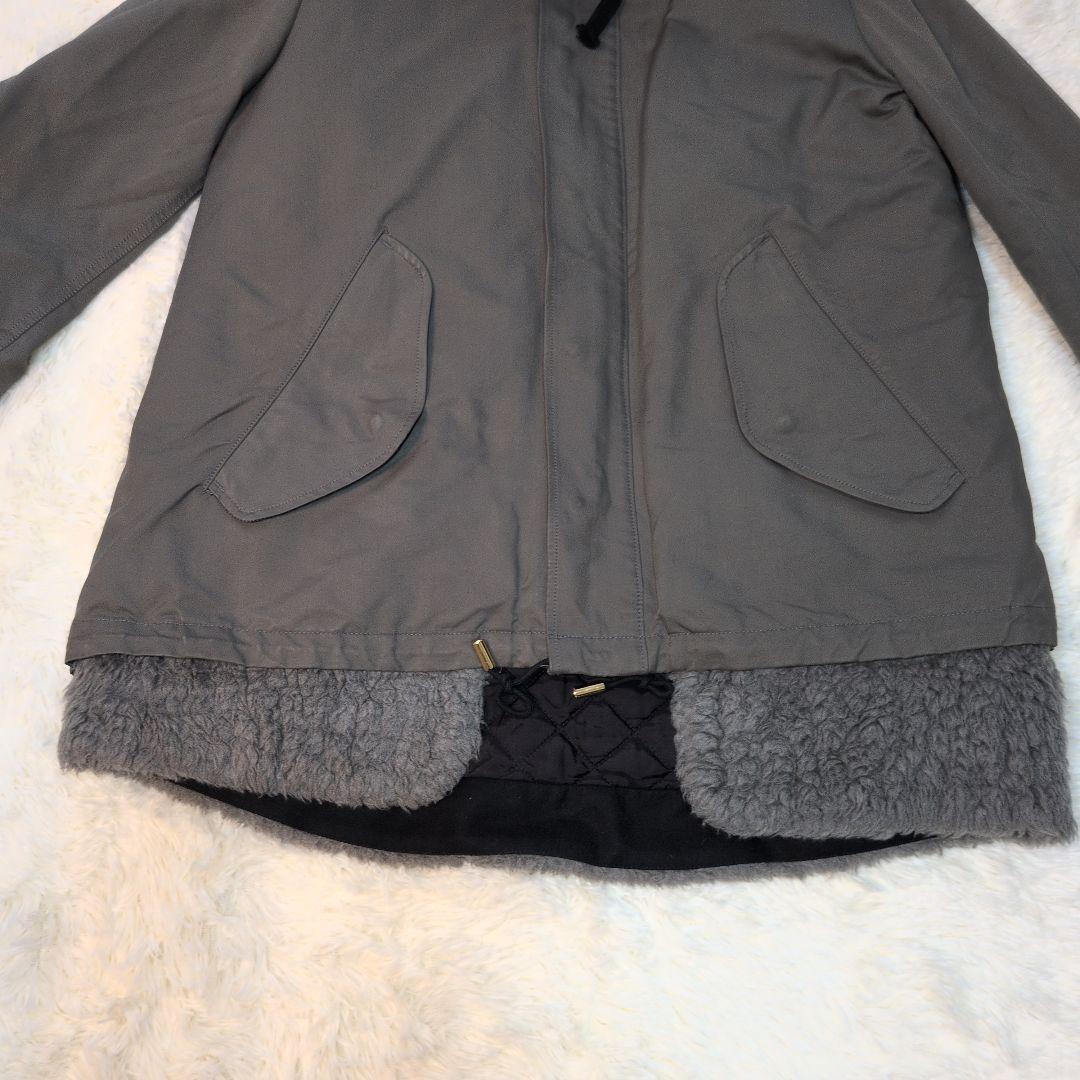 【美品】【THE RERACS】ボアライナー付き モッズコート　サイズ38