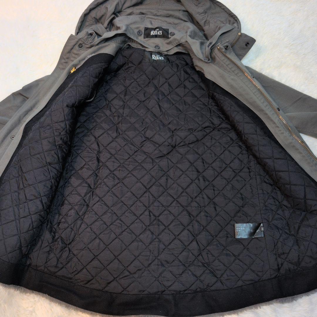 【美品】【THE RERACS】ボアライナー付き モッズコート　サイズ38