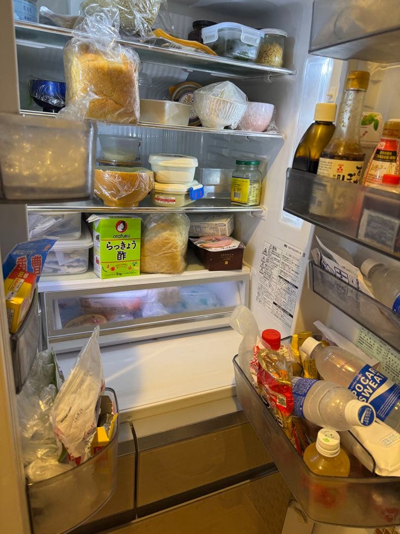 送料込み2016年制Panasonic シルバー冷蔵庫 Econavi