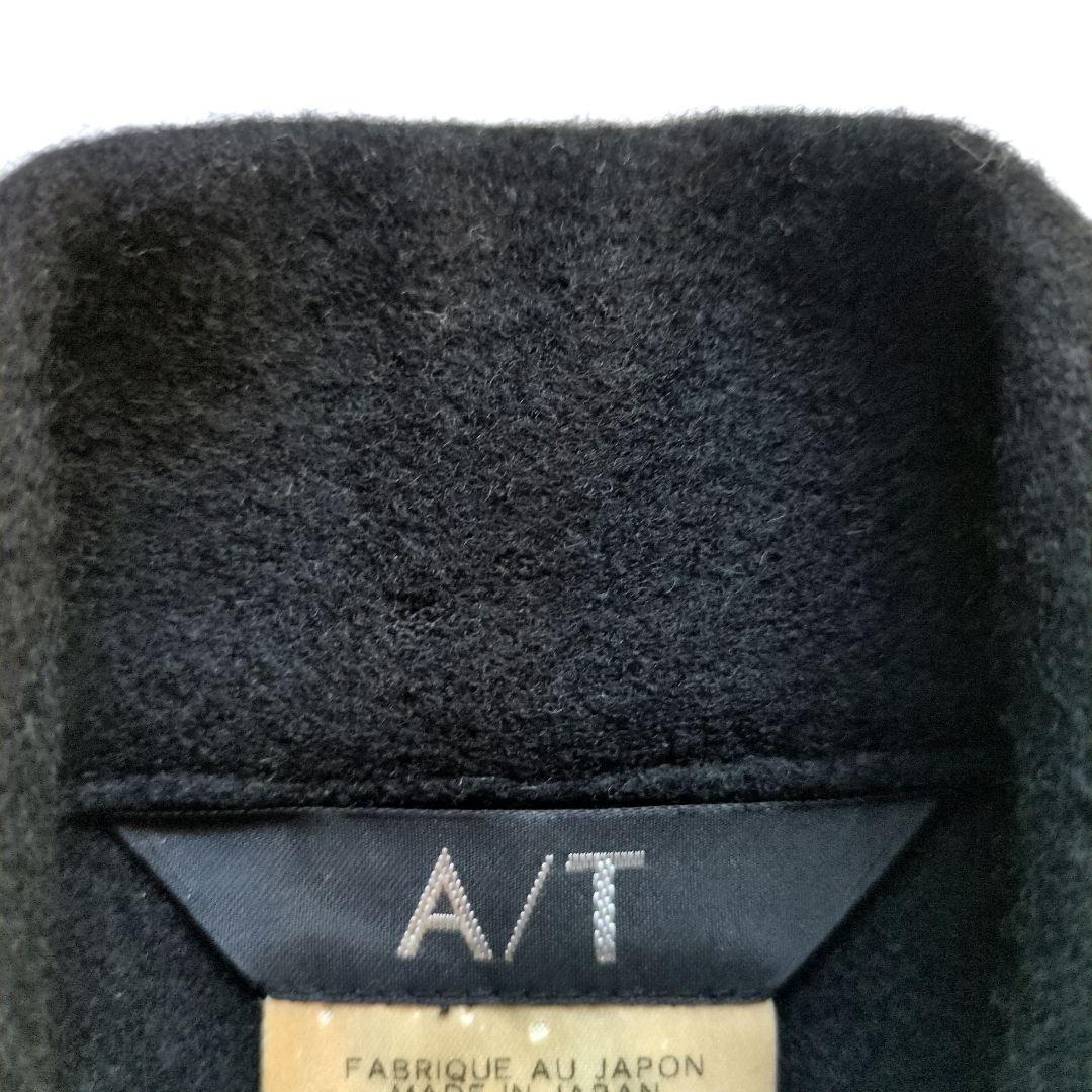 亘　エーティー A/T　レディースベスト　ブラック　毛100％　サイズＦ