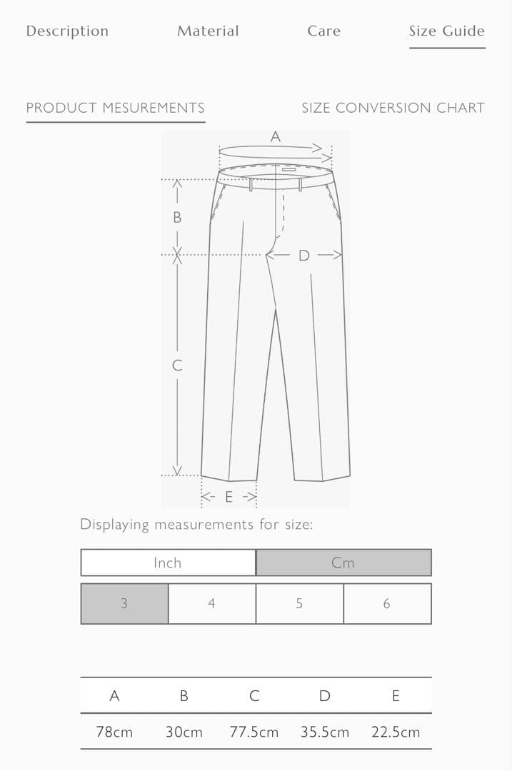 スーツ LIGHT WOOL MAX GABARDINE TWO-TUCK SLACKS