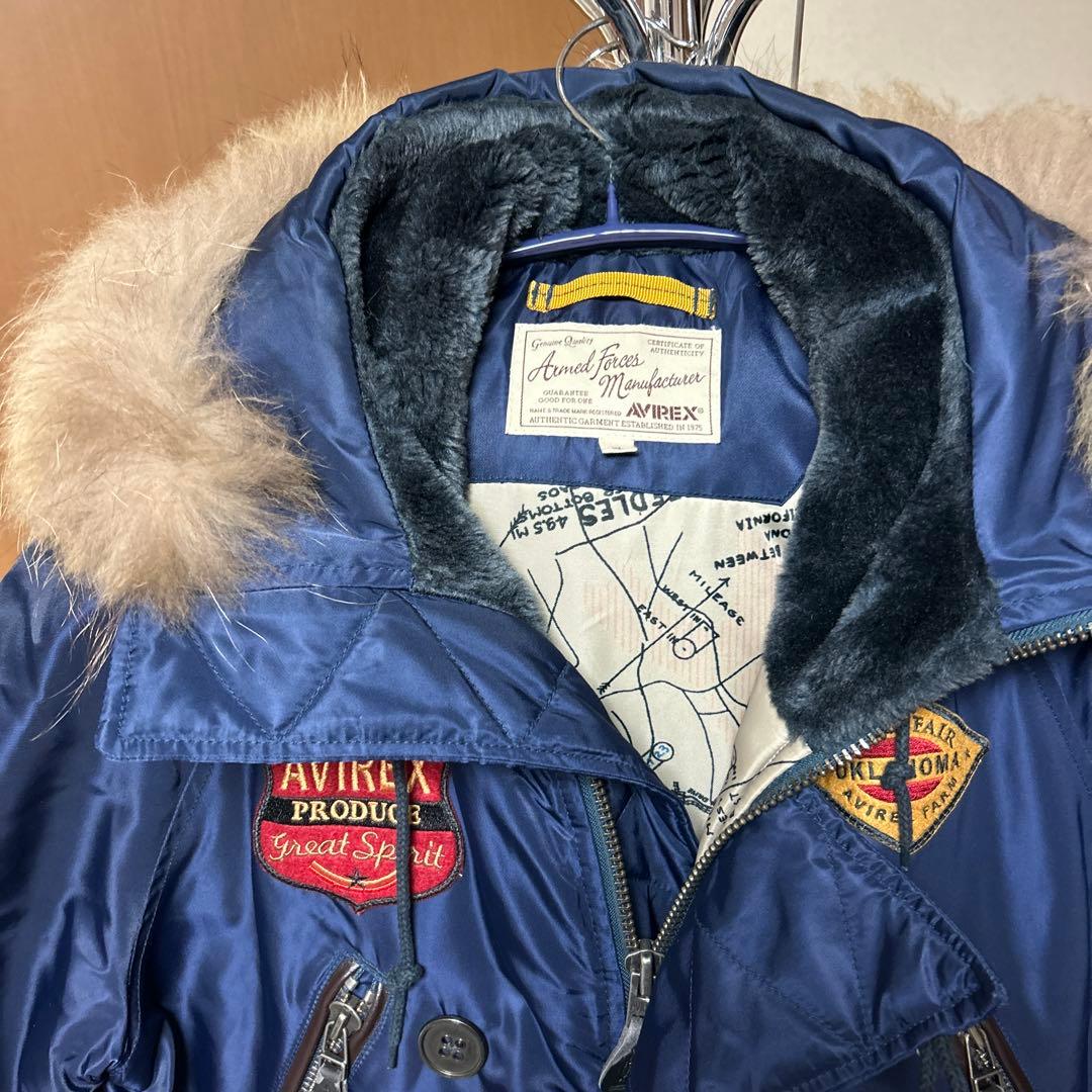 AVIREX N-3Bネイビー ミリタリージャケット