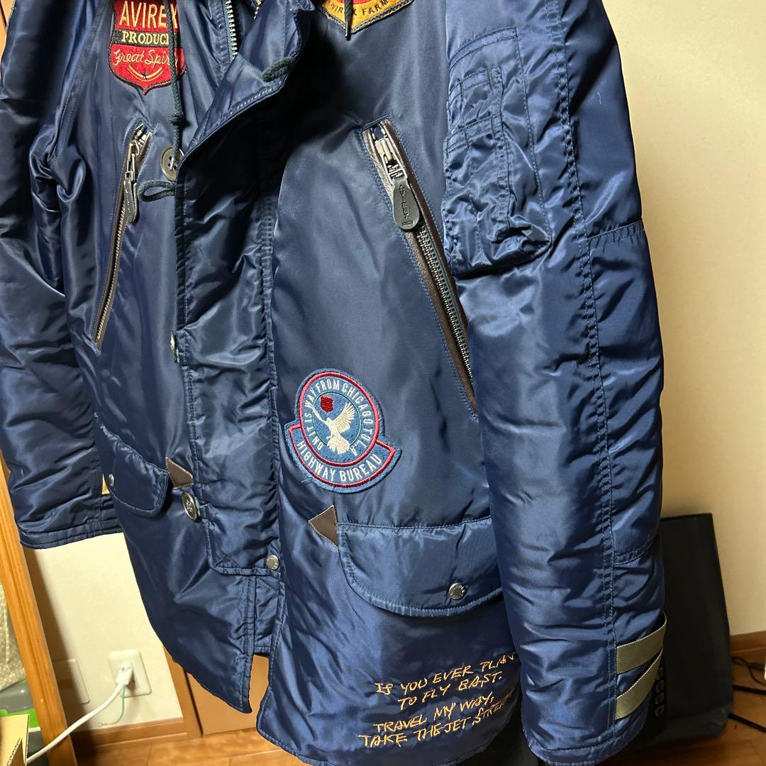 AVIREX N-3Bネイビー ミリタリージャケット