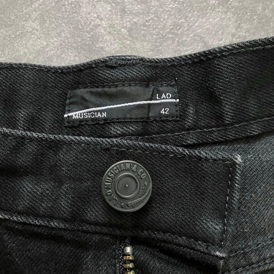 パンツ archive LAD MUSICIAN sarouel black denim