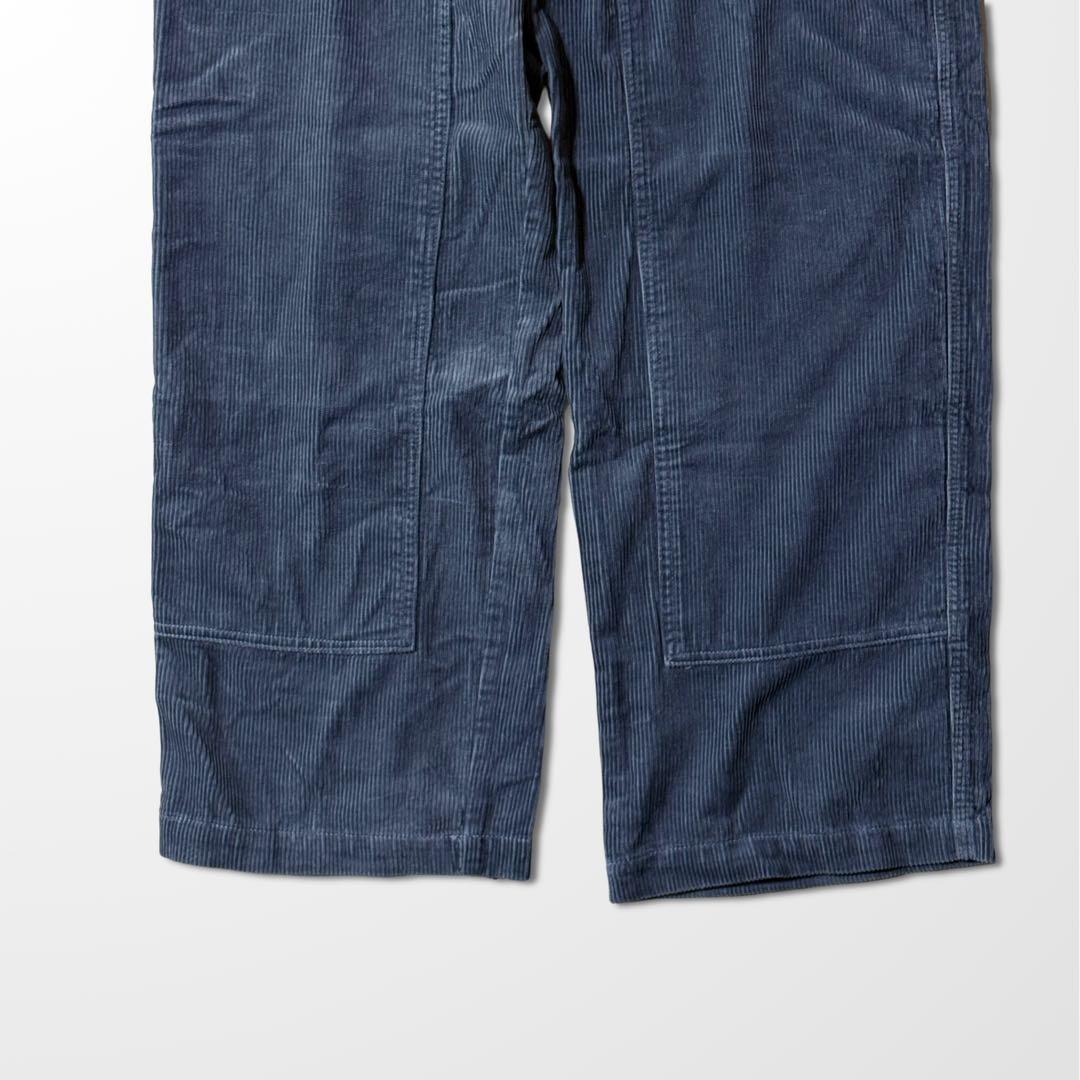 ダブルニー　コーデュロイ ワーク　グレー　　W34 ペインター　カーペンター