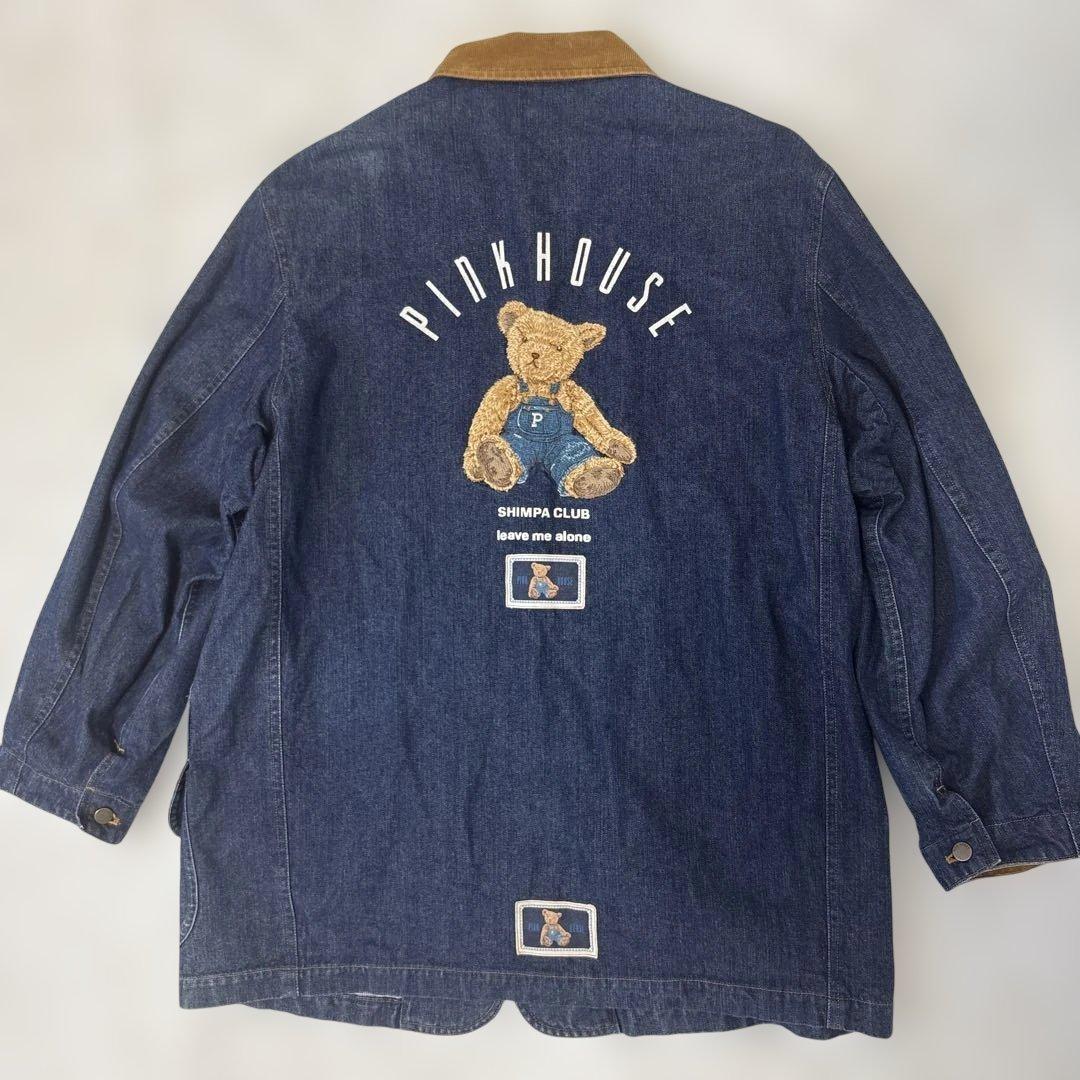 もぐ　カバーオールXL ロゴワッペン　コーデュロイ