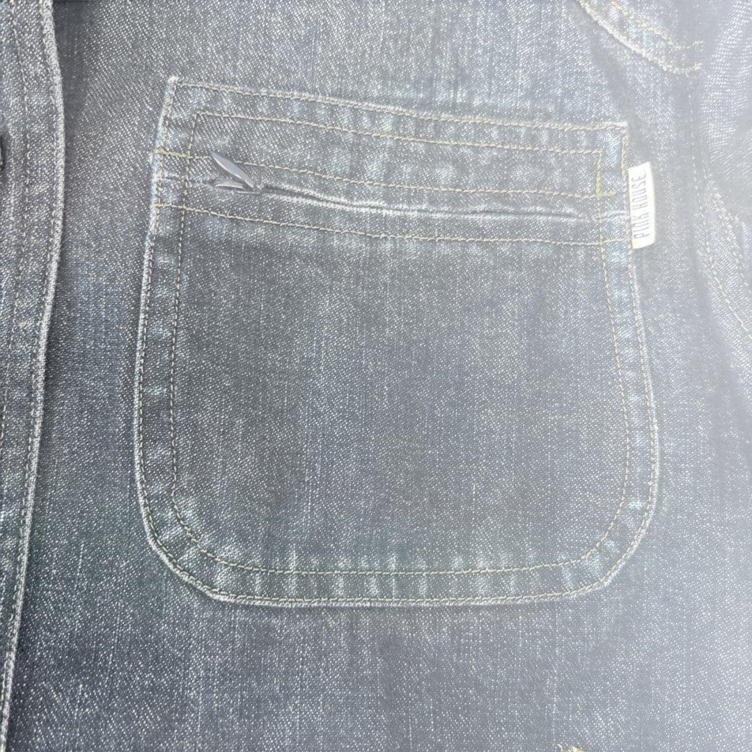 もぐ　カバーオールXL ロゴワッペン　コーデュロイ