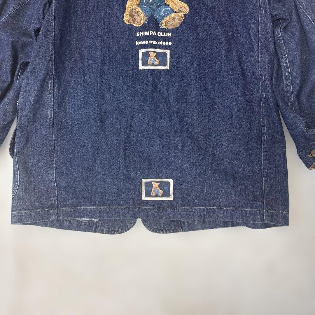 もぐ　カバーオールXL ロゴワッペン　コーデュロイ