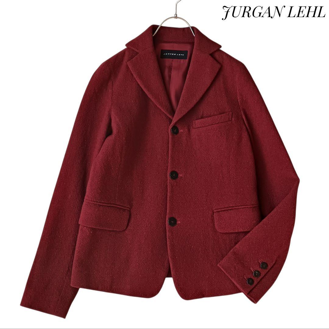 【ヨーガンレール】ウールテーラードジャケット М テラコッタ