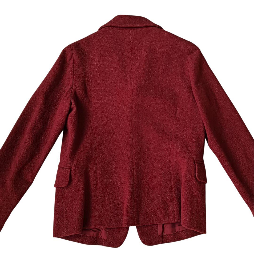 【ヨーガンレール】ウールテーラードジャケット М テラコッタ