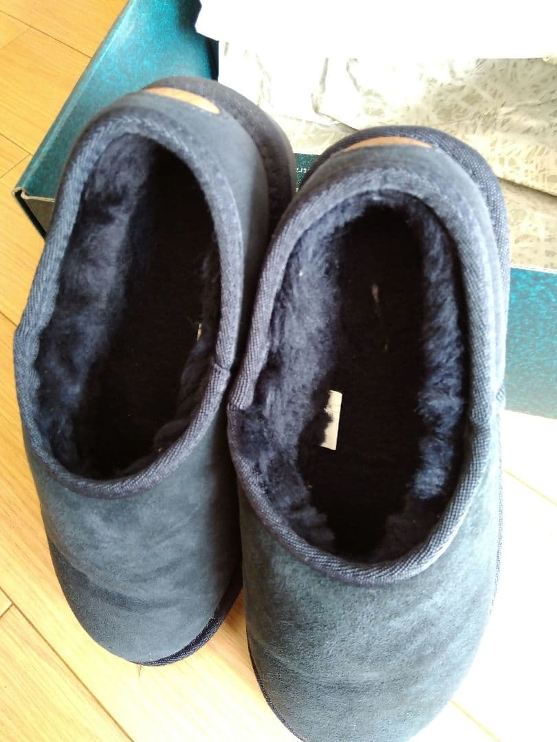 ★専用★emuネイビー スリッポンムートンブーツ。