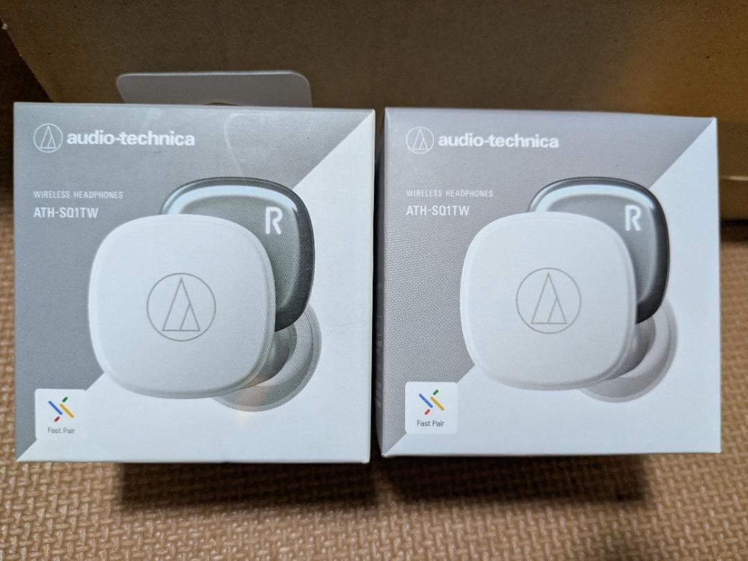 オーディオテクニカ ワイヤレスイヤホン ATH-SQ1TW WH ホワイト2個