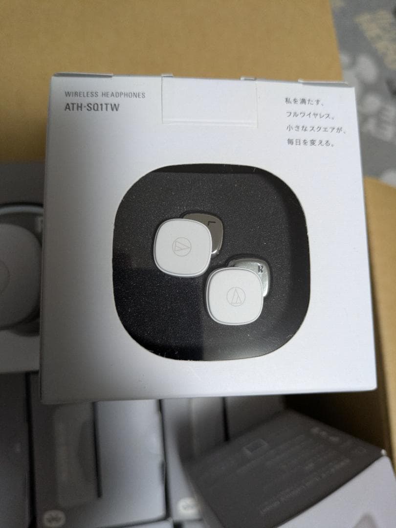 オーディオテクニカ ワイヤレスイヤホン ATH-SQ1TW WH ホワイト2個