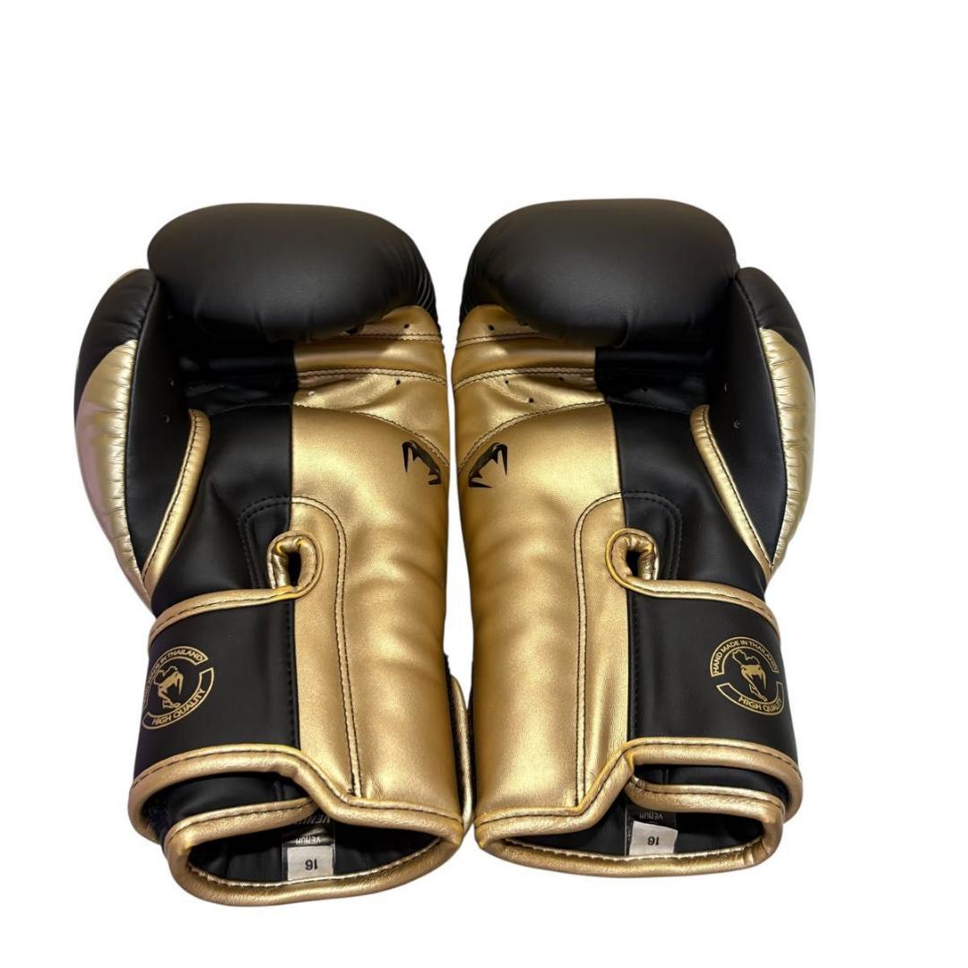 ヴェノム　ボクシンググローブ 16oz ブラック×ゴールド