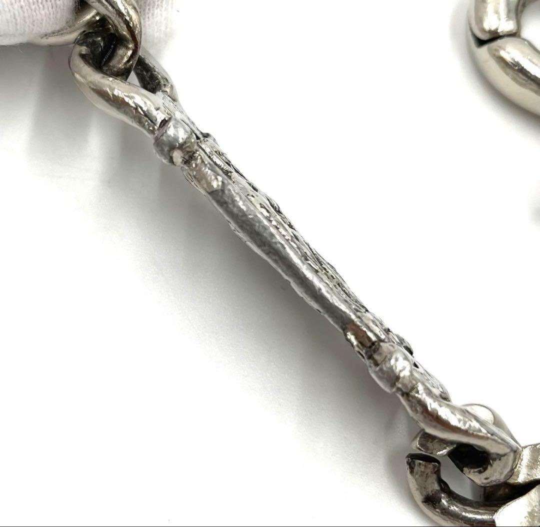 6a01_希少 CRIMIE マリア ウォレットチェーン 肉厚 51cm