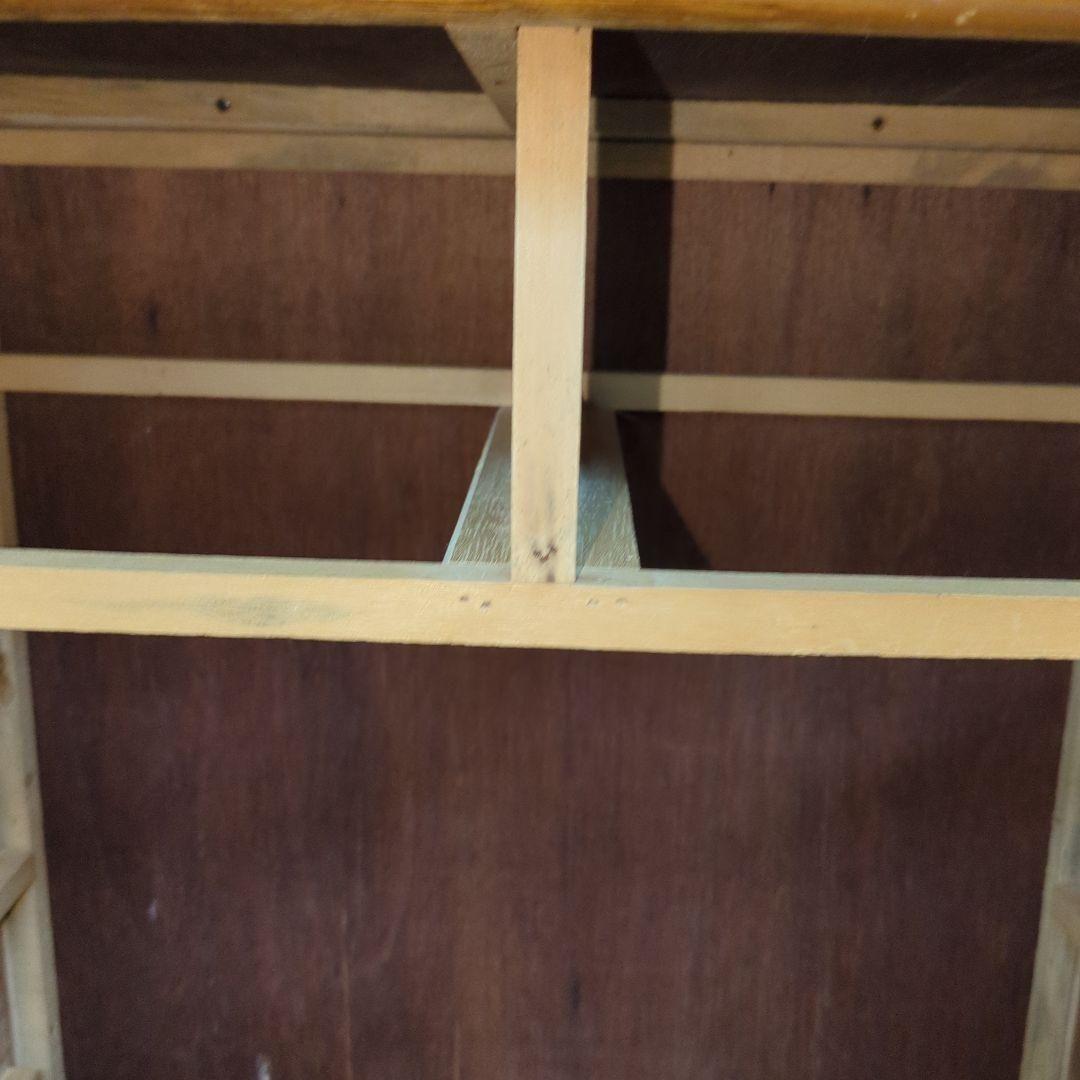 古家具◾️ナチュラル天然素材 5杯 籐ラタンチェスト/ 整理棚