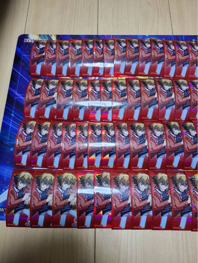 【傷みあり】遊戯王 遊城十代 スリーブ 76枚 ①