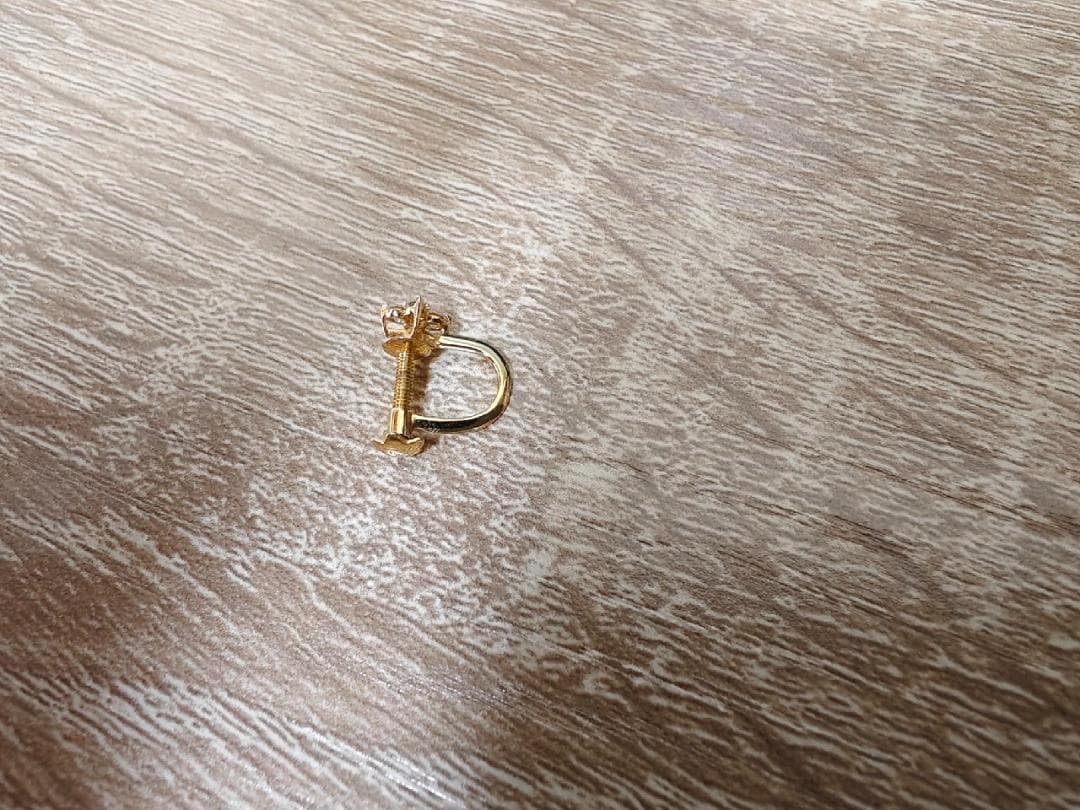 K18 イヤリング ダイヤモンド BRIGHTEST STARシリーズ 片耳