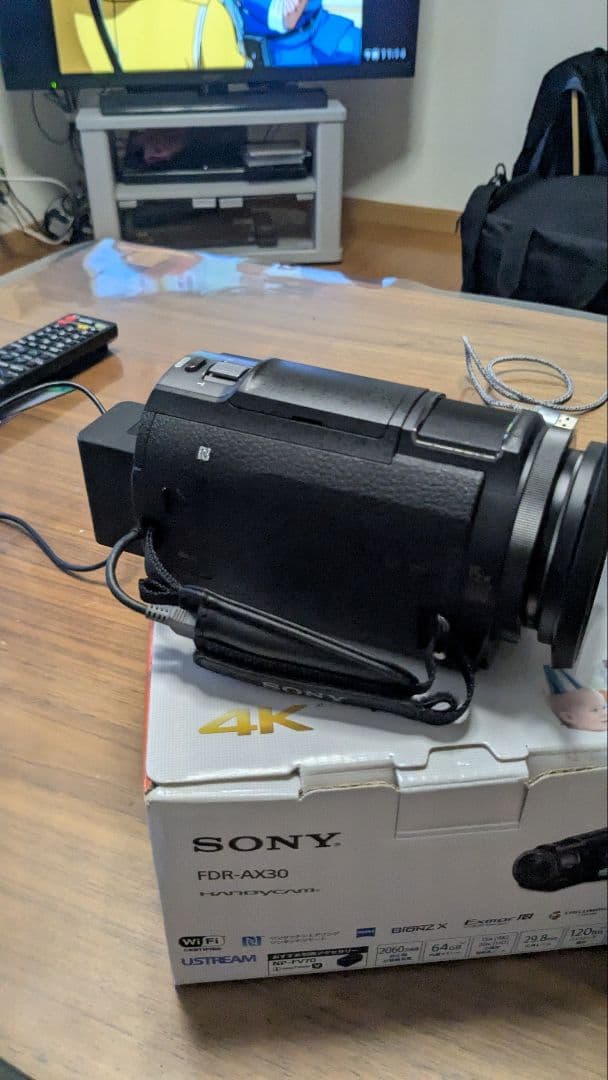 【美品】SONY FDR-AX30 4Kビデオカメラ本体
