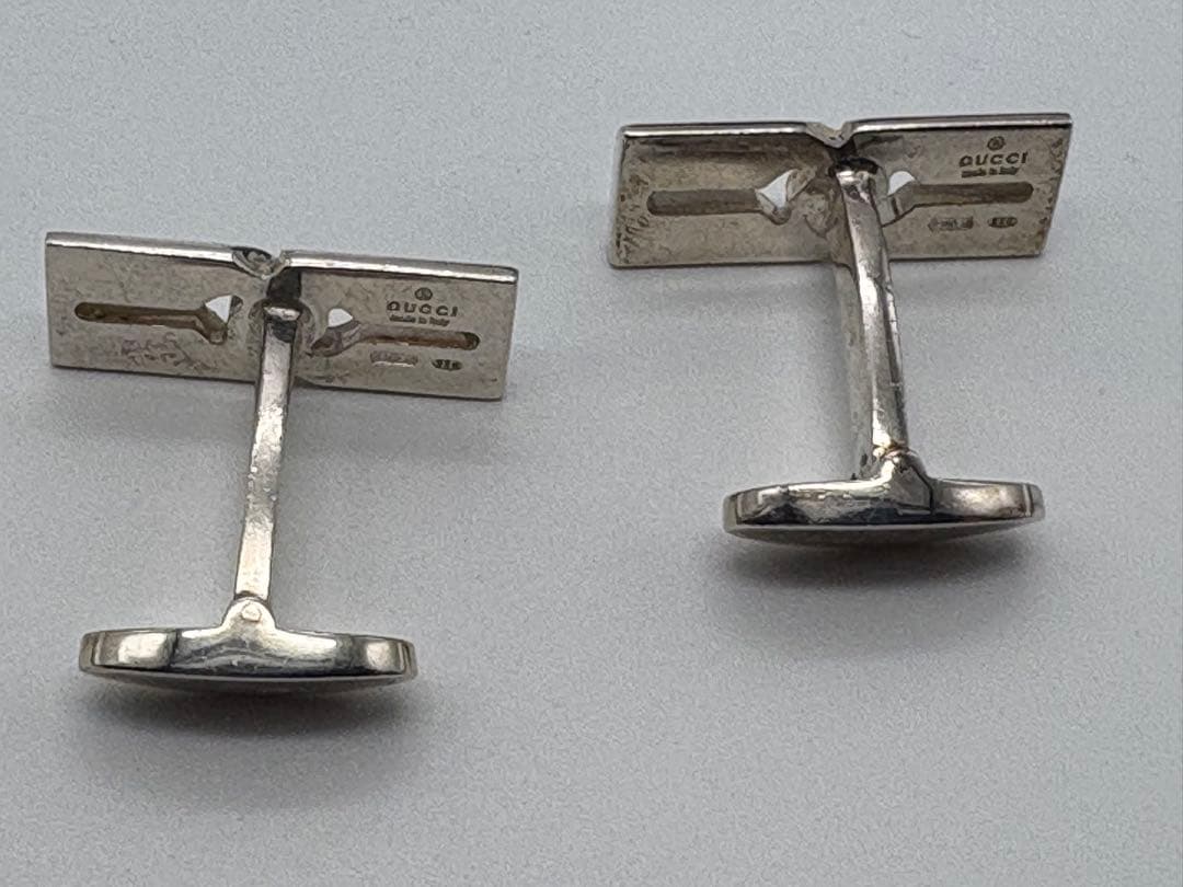 GUCCI シルバー925 メンズ　カフリンクス　箱付