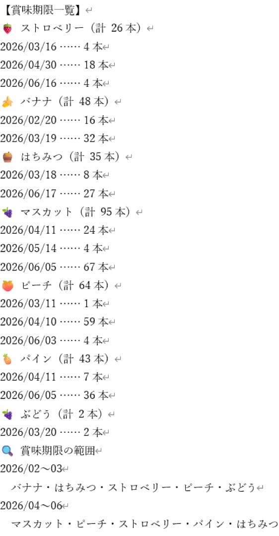 メイバランス 固定50本セット 6種 詰め合わせ 賞味期限2026