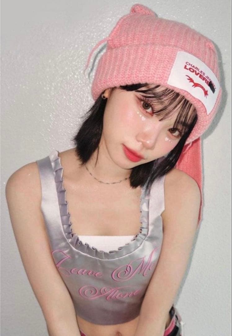 loverboy ラバーボーイ ニット帽 うさ耳 チャンビン チェウォン