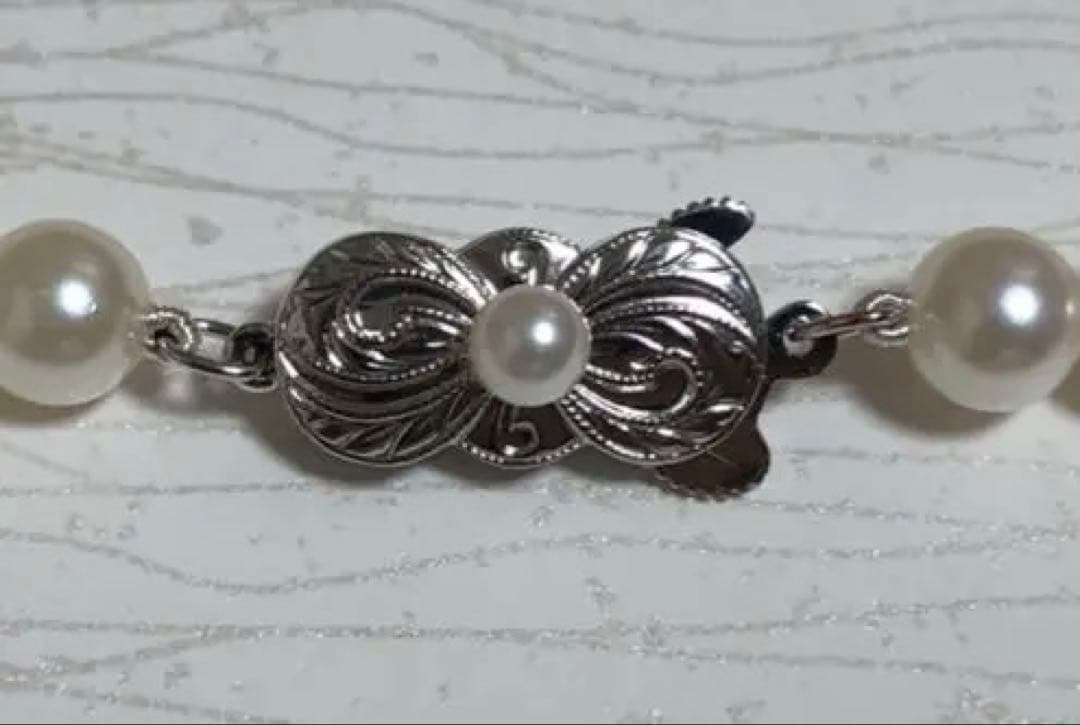 ミキモトパールネックレスとpt950リング