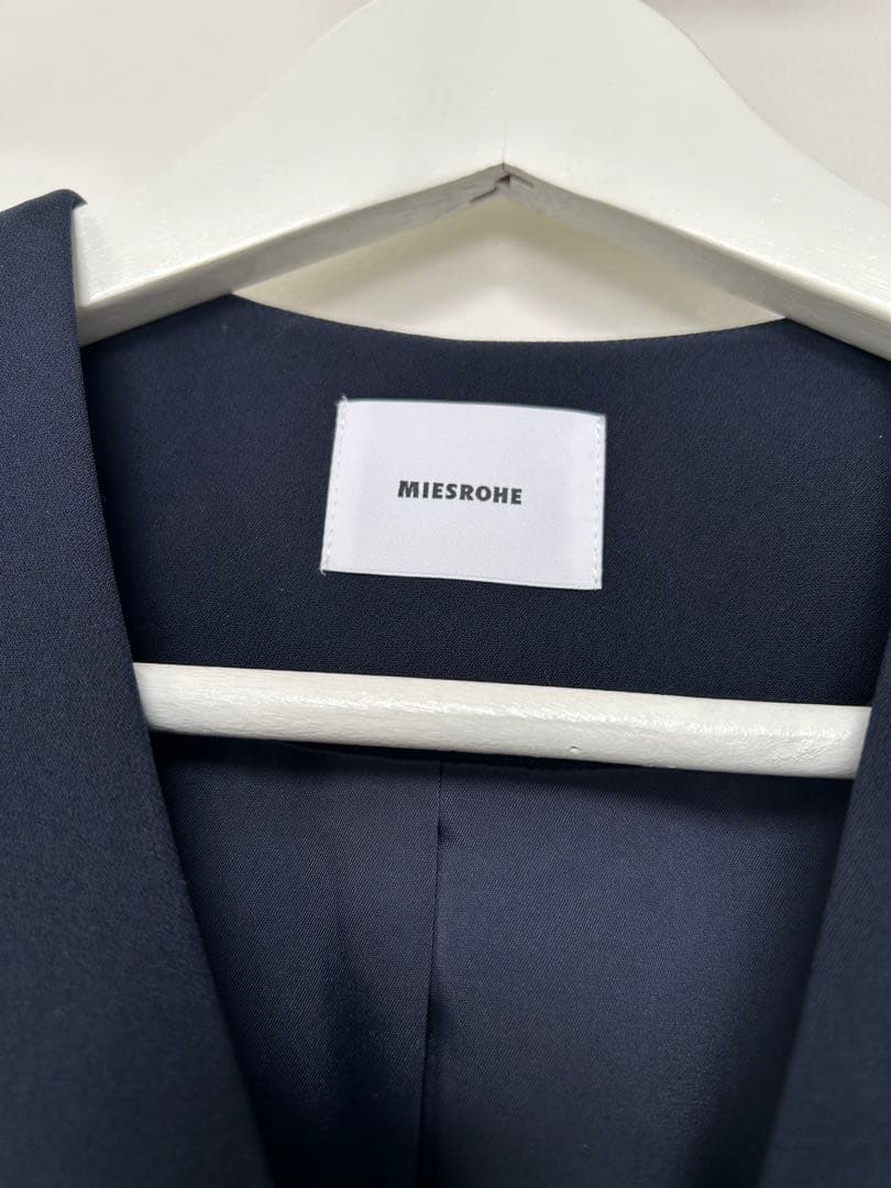MIESROHE ネイビー ノースリーブベスト