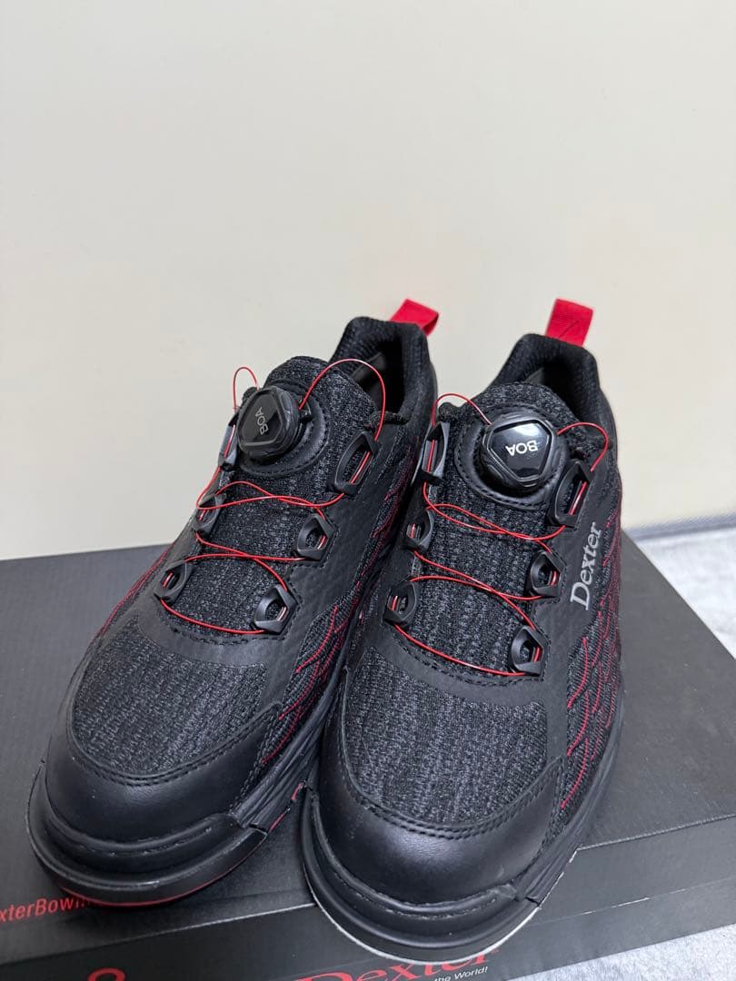 Dexter T.H.E 9 BOA 黒/赤25.5センチ