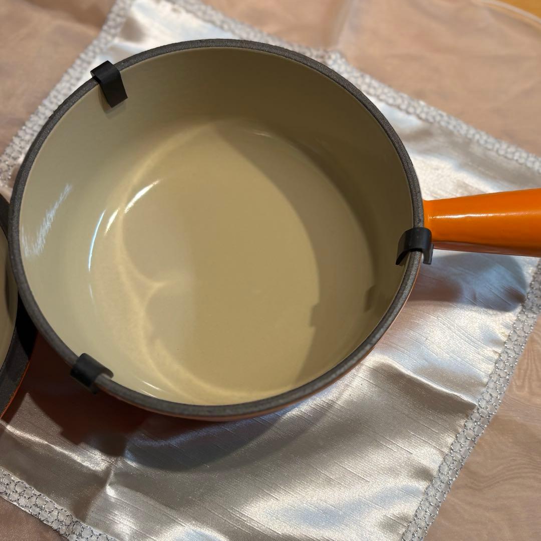 LE CREUSET 片手鍋 オレンジ 18cm