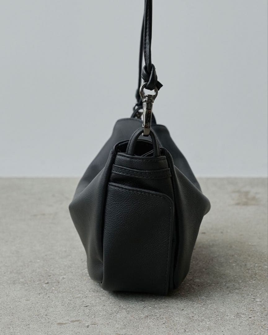 【新品】crewre マルチウェイソフトレザーバッグ black