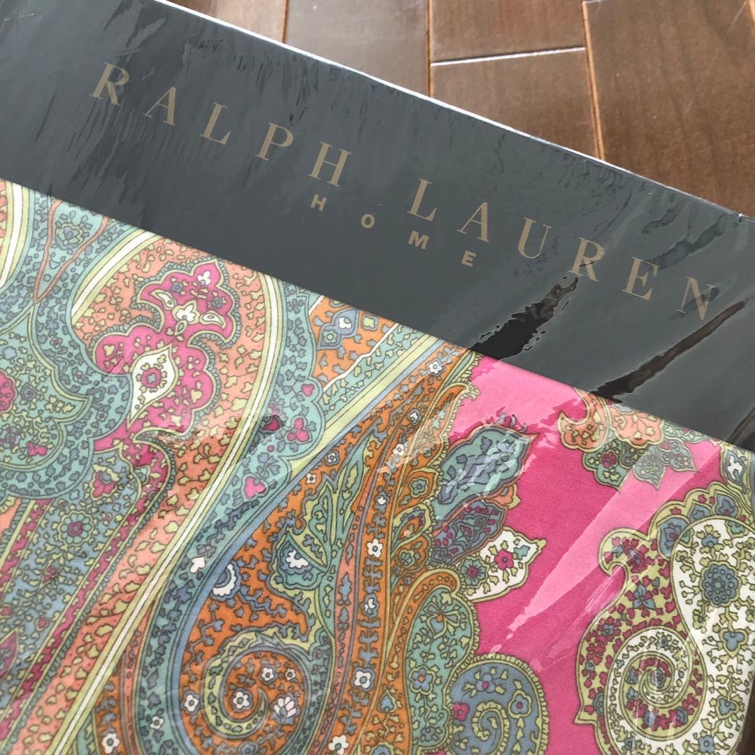 未使用　ラルフローレン　コンフォーターカバー　クリスタルケイ　ペイズリー