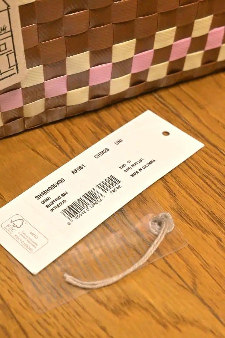 MARNI MARKET ‐ ミニバスケットバッグ シガーブラウン