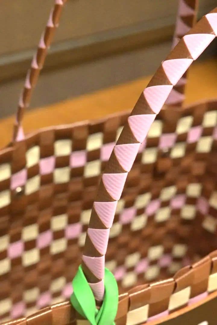 MARNI MARKET ‐ ミニバスケットバッグ シガーブラウン