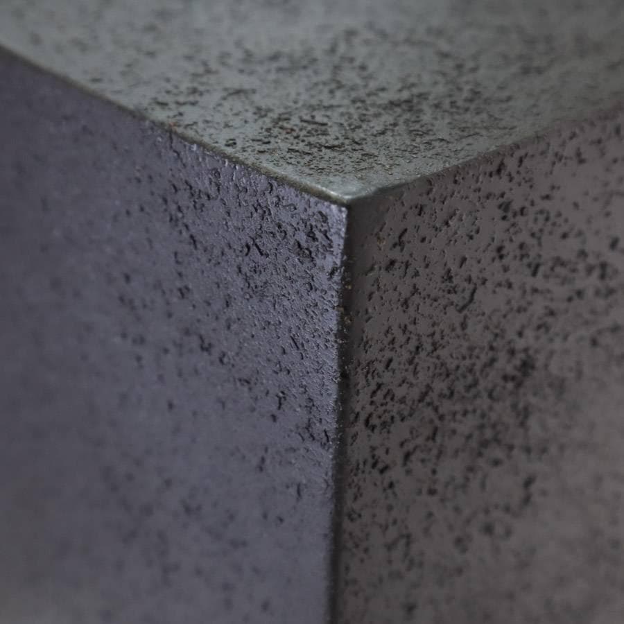 値下展示品 ザラホーム スクエアメタルベース サイドテーブル ブラック 鉄製