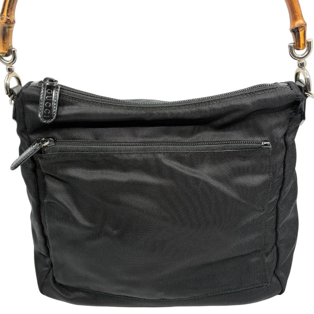 GUCCI グッチ バンブー ハンドバッグ 黒 ブラック A1359A1