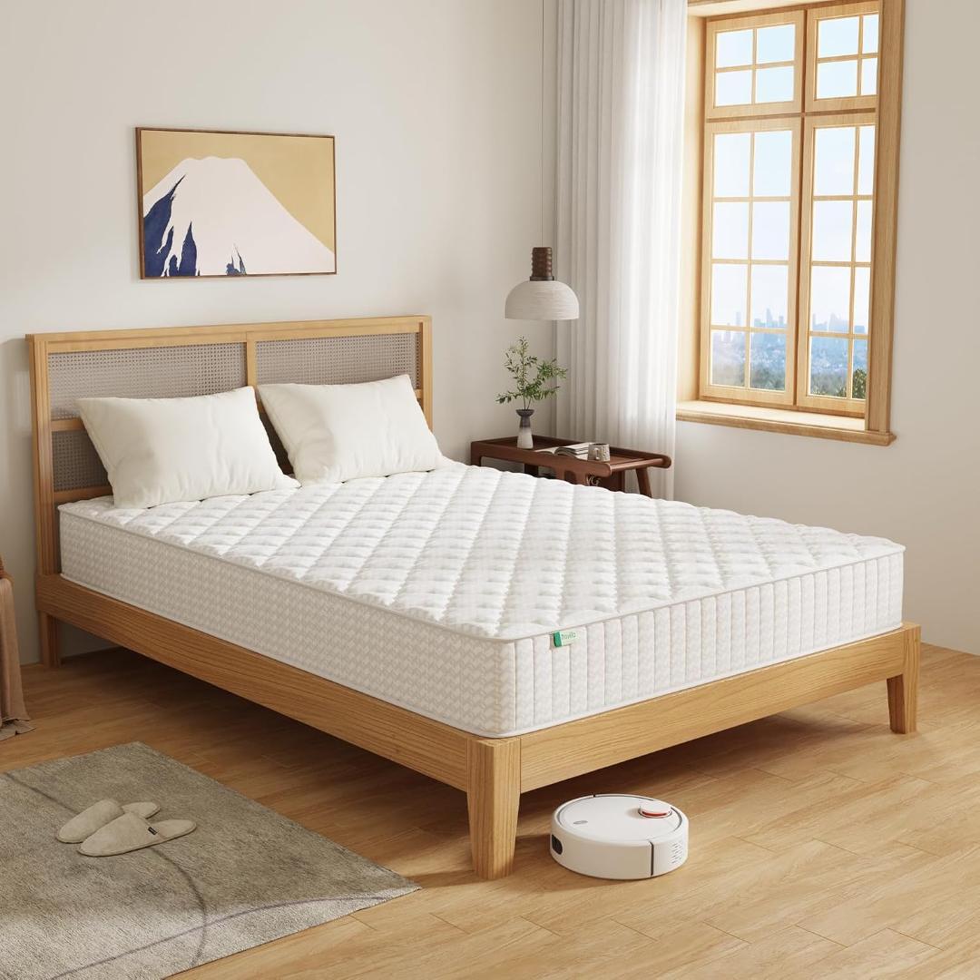 極厚20cmマットレス ダブル 硬め ポケットコイル 高反発 静音 新品