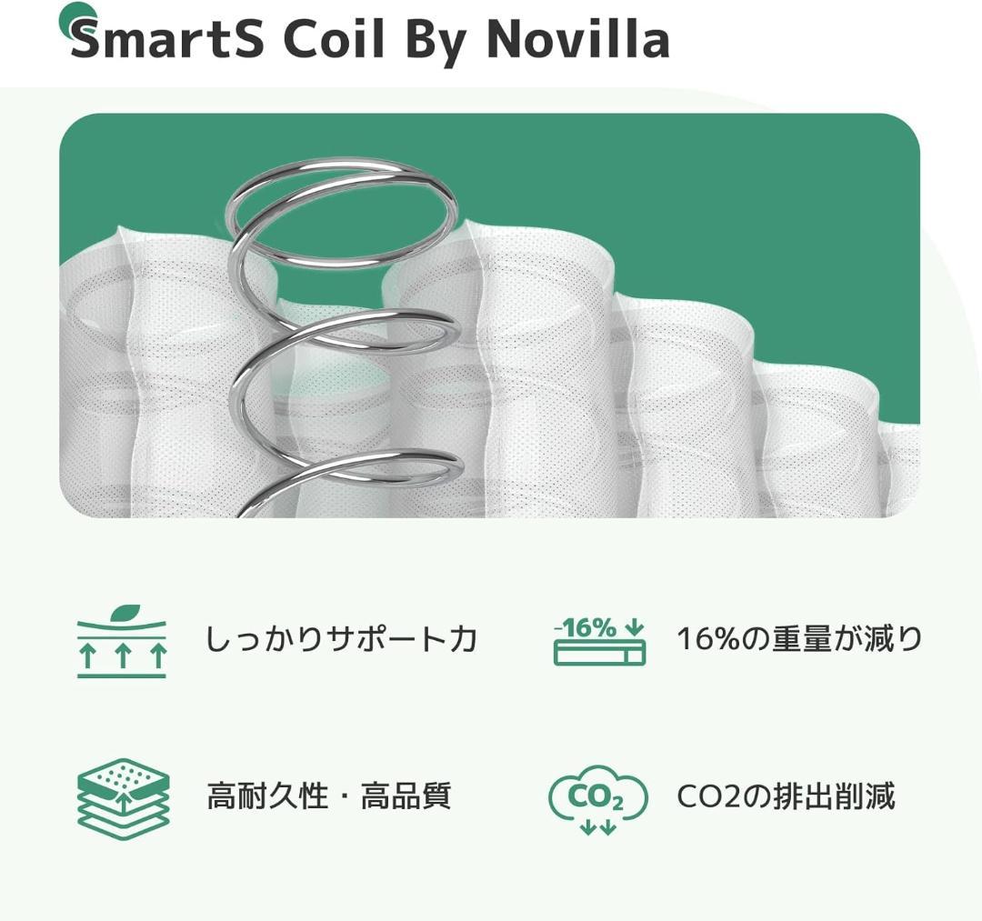 極厚20cmマットレス ダブル 硬め ポケットコイル 高反発 静音 新品