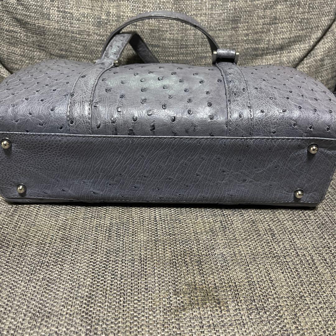 JRA オーストリッチ クラインカルー ハンドバッグ 3点セット