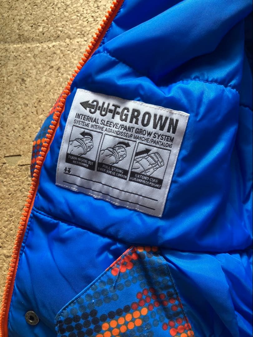 コロンビア/キッズ バガセット/上下セット/中わた入りスノーウェア/スキーウェア