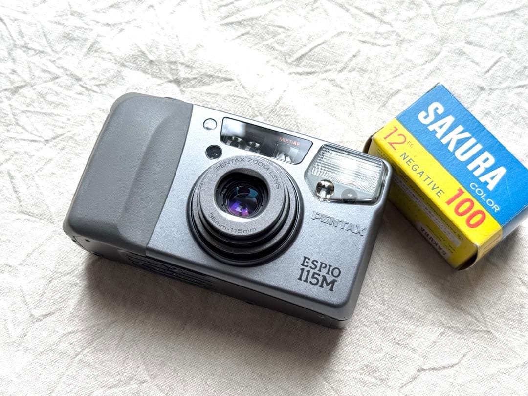 ⌘完動品！ 作例あり、電池付き！ PENTAX ESPIO 115M⌘