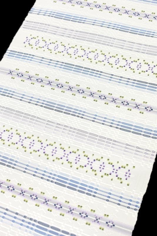 週末セール【新品未使用品】あや工房新垣みどり作首里ロートン九寸名古屋帯