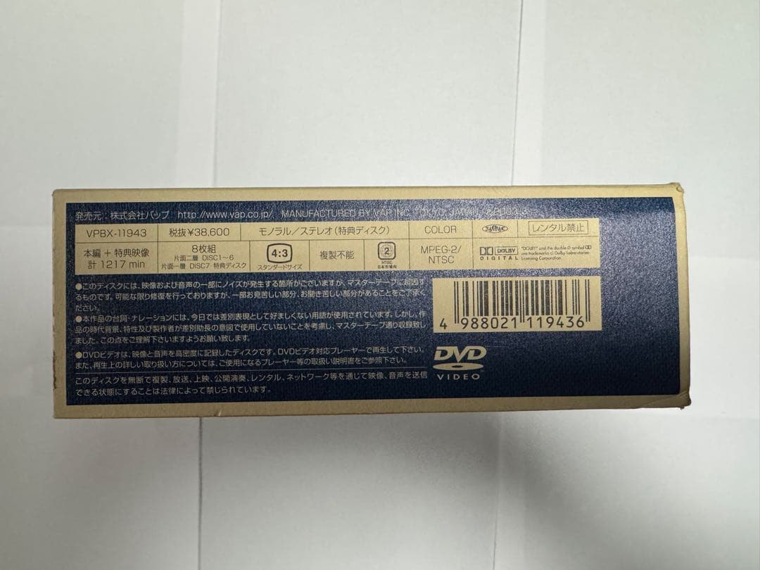 前略おふくろ様 8枚組 DVD-BOX 匿名配送