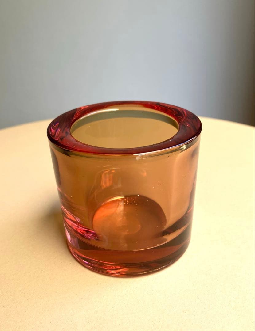 Kivi ローズオリーブ イッタラ ×マリメッコ キャンドルホルダー　希少