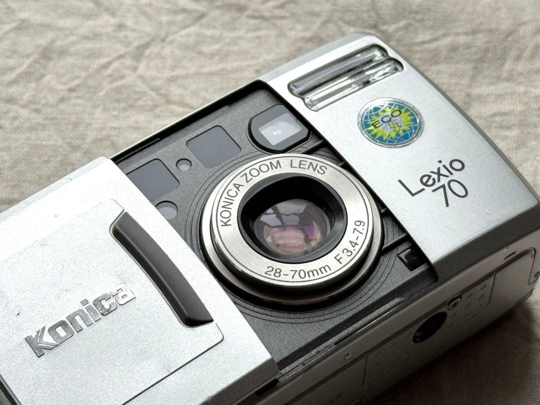 ⌘完動品！ 作例あり、電池付き！ Konica Lexio 70⌘