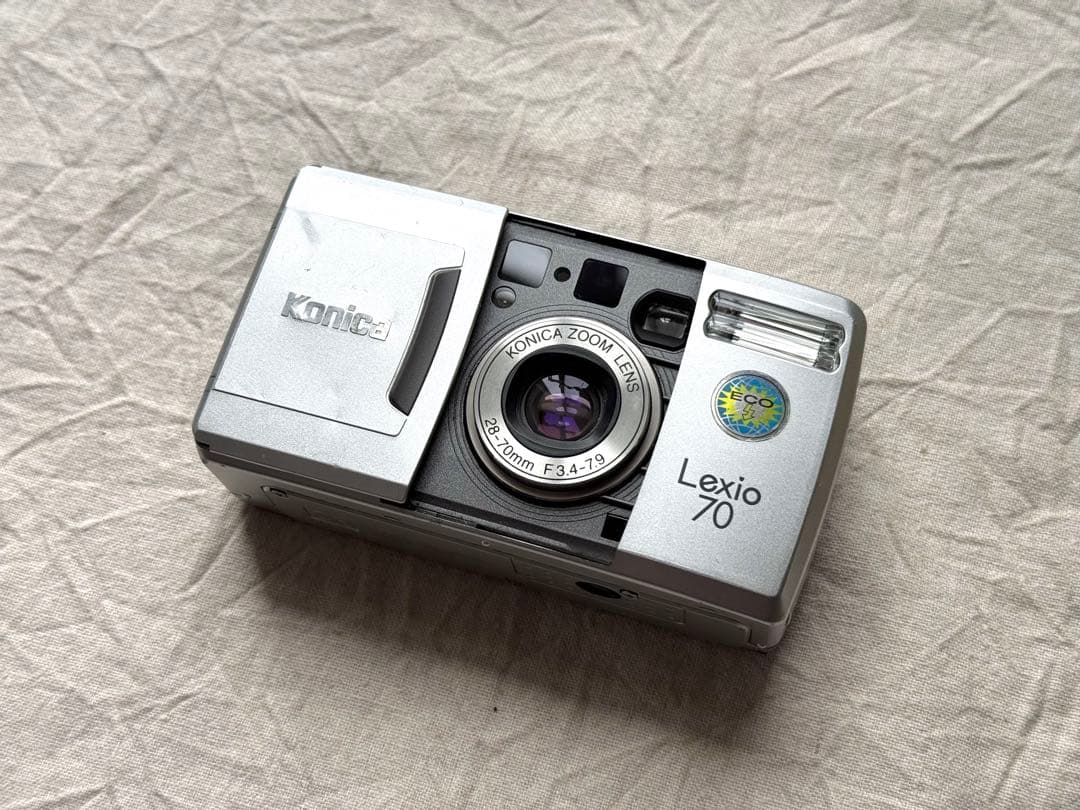 ⌘完動品！ 作例あり、電池付き！ Konica Lexio 70⌘