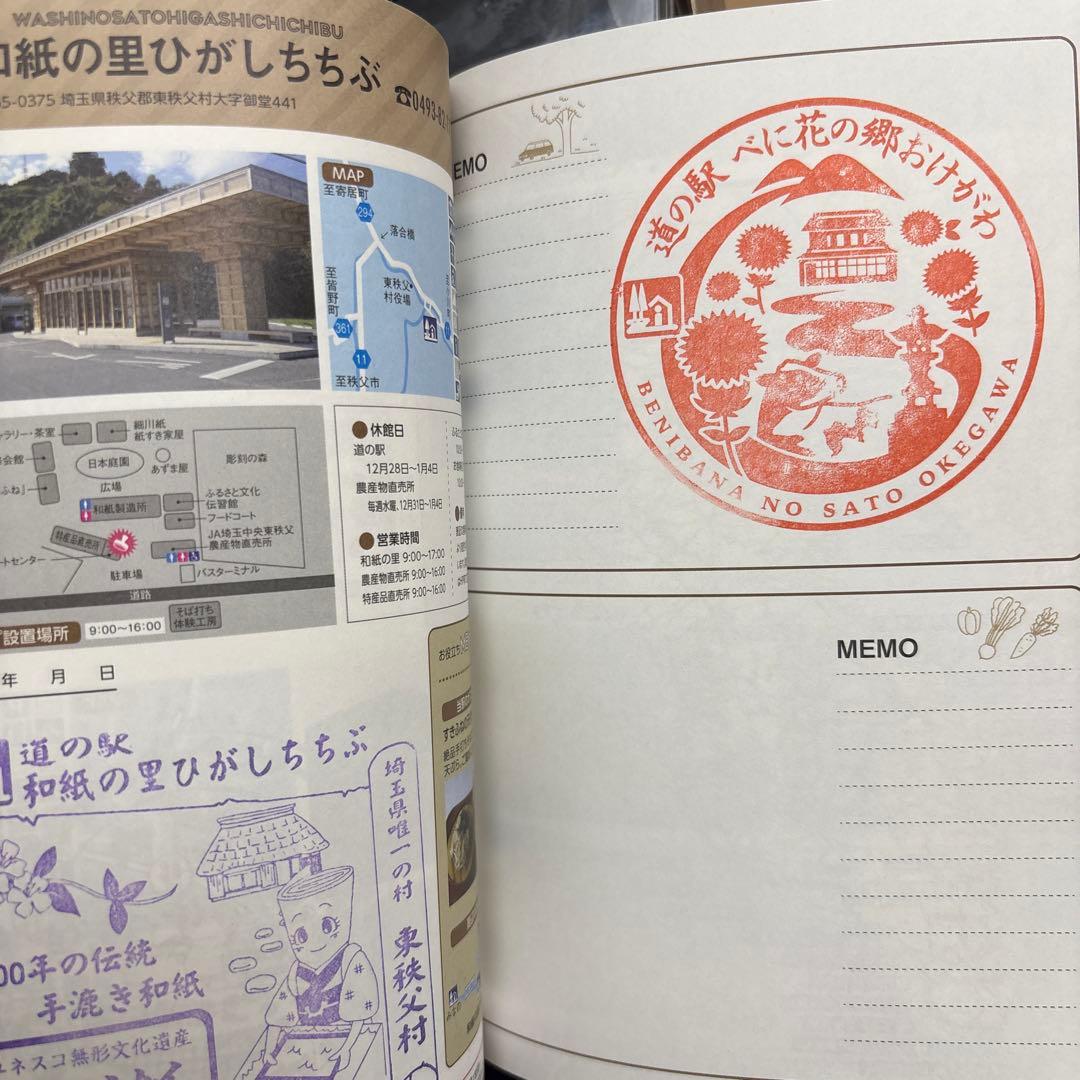 関東道の駅2024年度版スタンプラリー 完全制覇押印