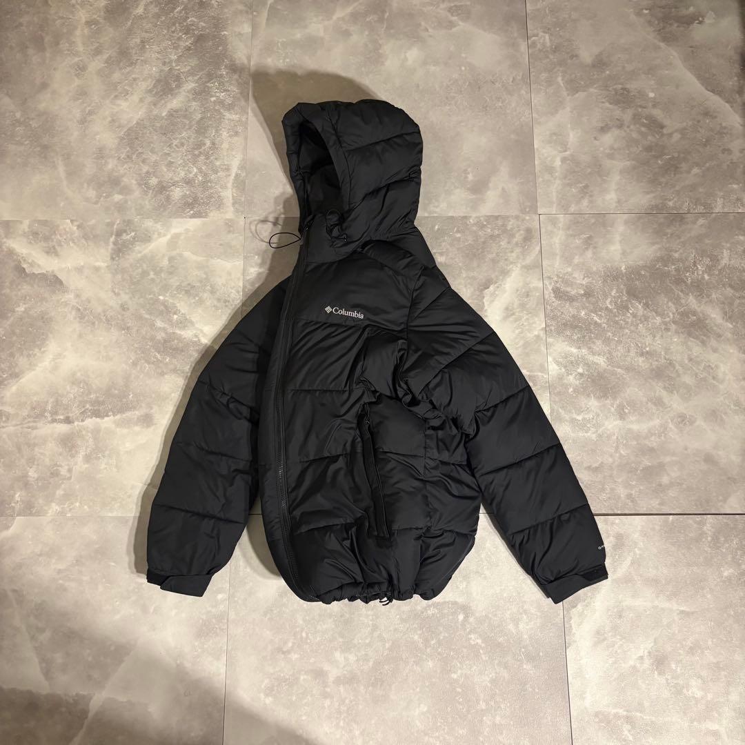 【大人気❗️即完売❗️】極暖！columbia ダウン 黒 ブラック XL