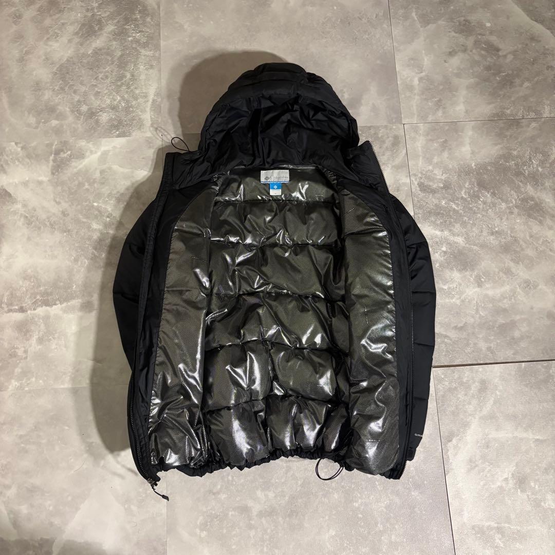 【大人気❗️即完売❗️】極暖！columbia ダウン 黒 ブラック XL