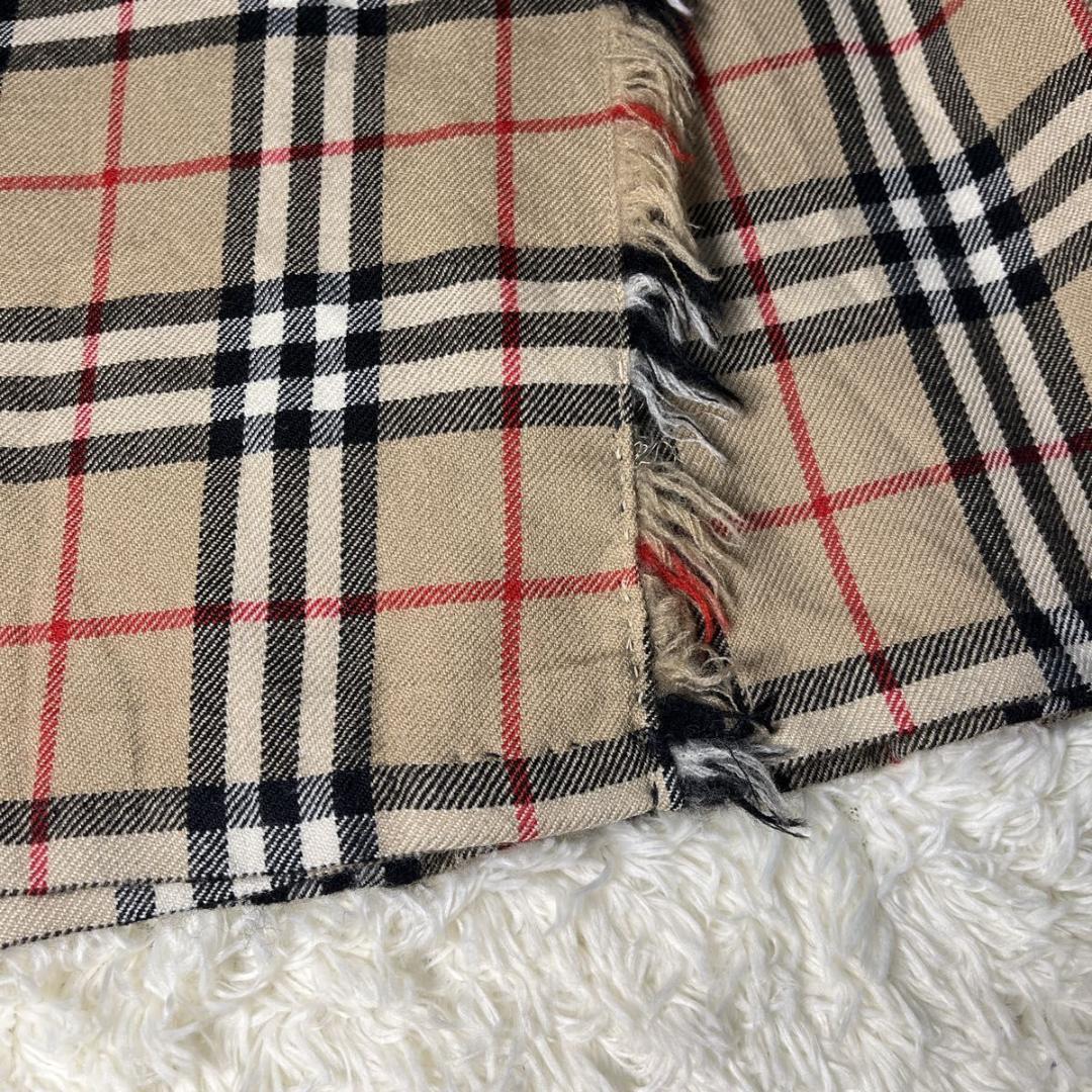 バーバリーブルーレーベル プリーツスカート 38 ノバチェック 　ベージュ